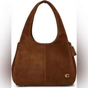NWOT Coach Lana Shoulder Bag in Warm Brown Suede 🧸